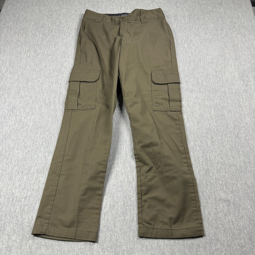Dickies Cargo Pants Mens 29x30 Olive Green Flex Loose Fit Tactical Utility Twill